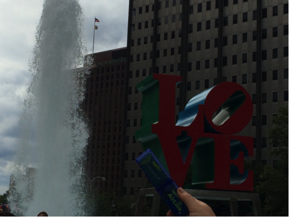 Philly LOVE statue